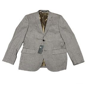 H&M Brown Houndstooth Blazer NWT